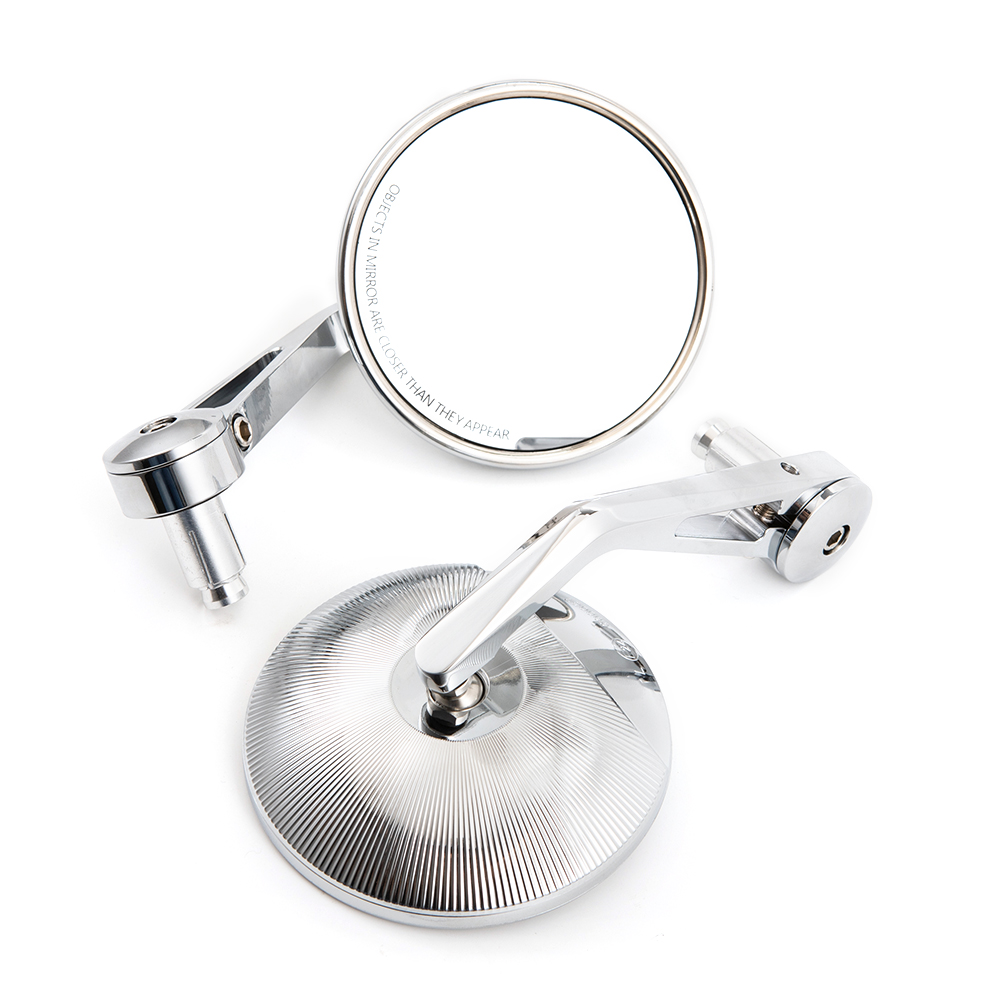 Mirror Handlebar Convex - Evomosa 오토바이 크롬 볼록 7/8 ''22mm