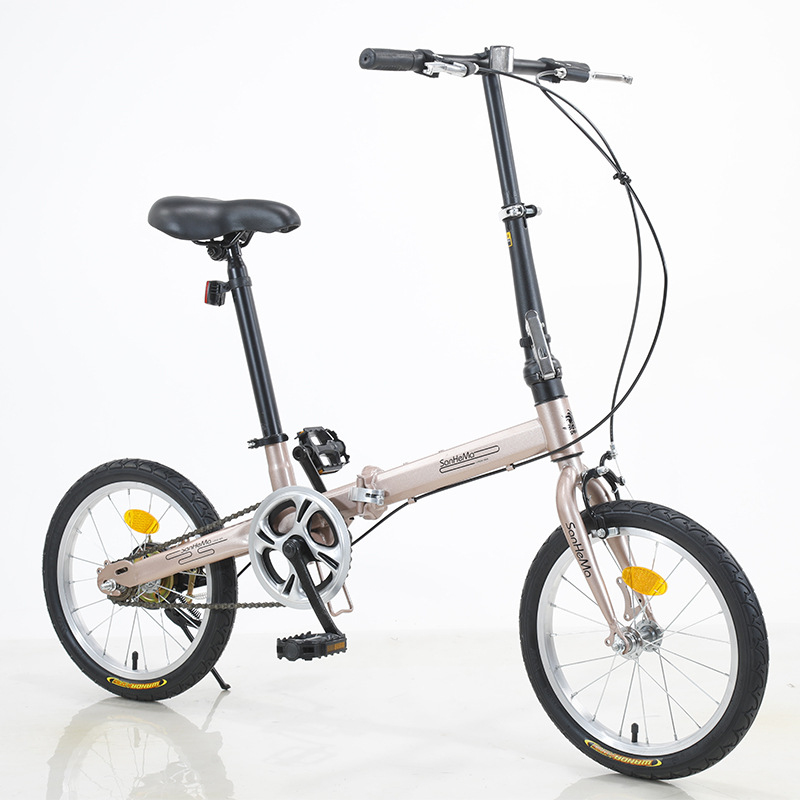Cycling Commute Speed - Sanhema 16인치 접이식 자전거 싱글 스피드