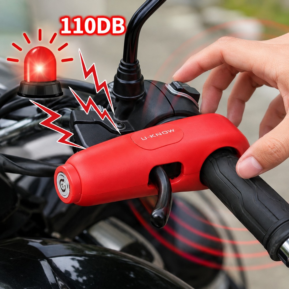 Commuter Bike Lock - 110dB 오토바이 핸들바 알람 잠금 장치