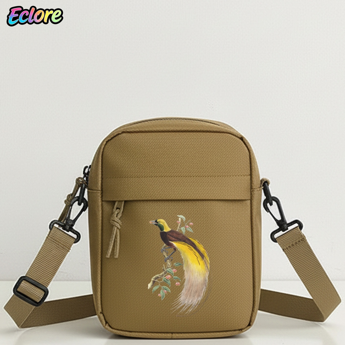 Cycling Commuter - Bird of Paradise 남성용 꽃무늬 프린트