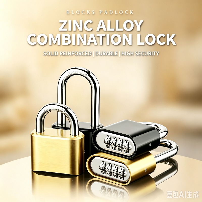 U Lock Heavy Duty - 4자리 조합 자물쇠, 방수, 고강도, 체육관