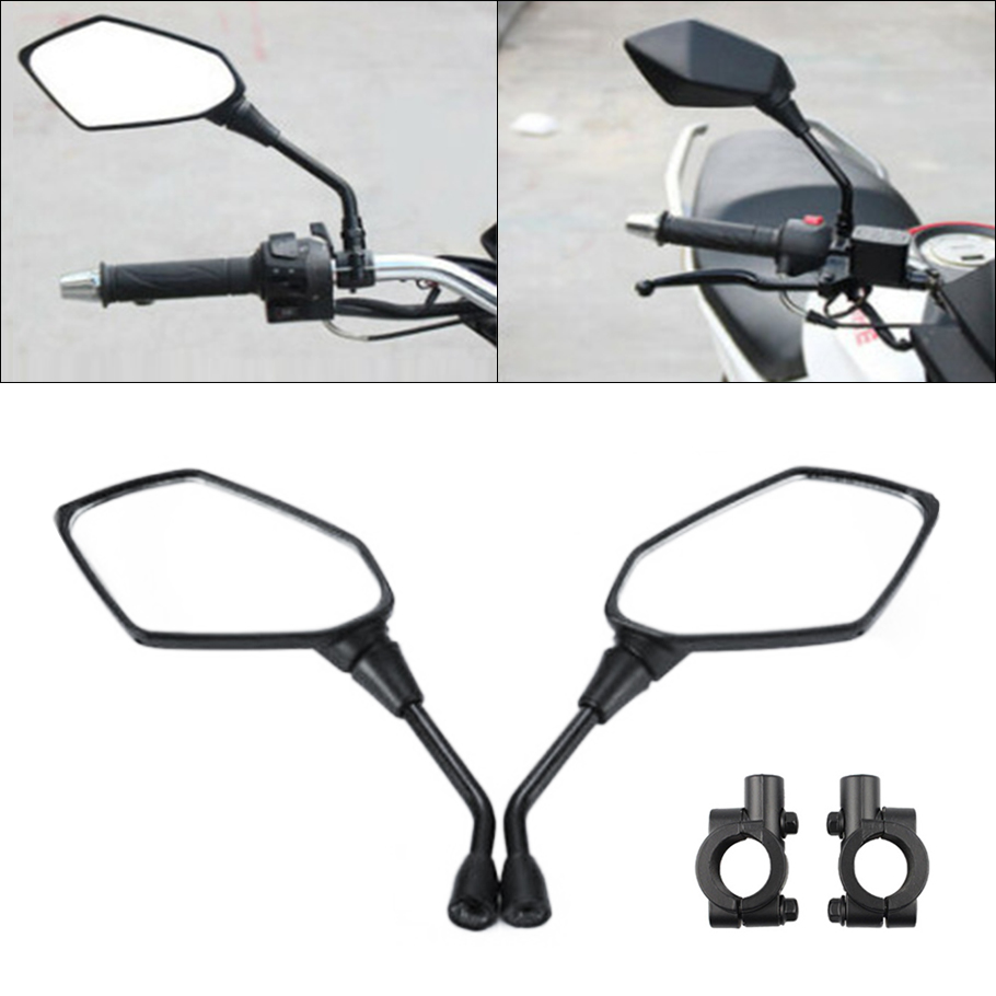 Mirror Handlebar Convex - 범용 오토바이 볼록 백미러, 10mm 볼트