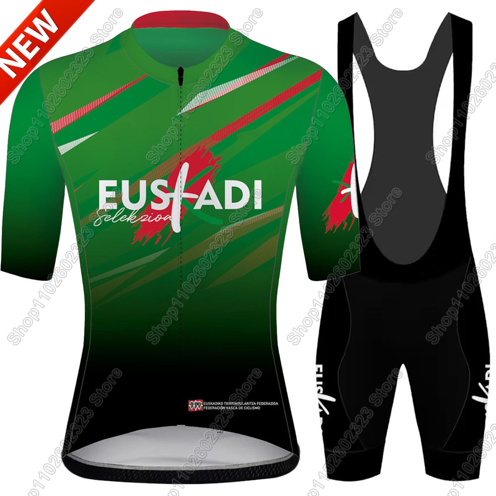 Euskadi 팀 사이클링 저지 2026 세트 여름 스 - Cycling Community 리뷰 및 가격