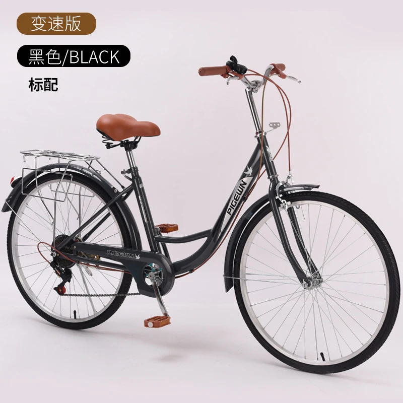 24/26인치 빈티지 경량 통근용 자전거, 남녀 공용  - Cycling Commute Speed 리뷰 및 가격