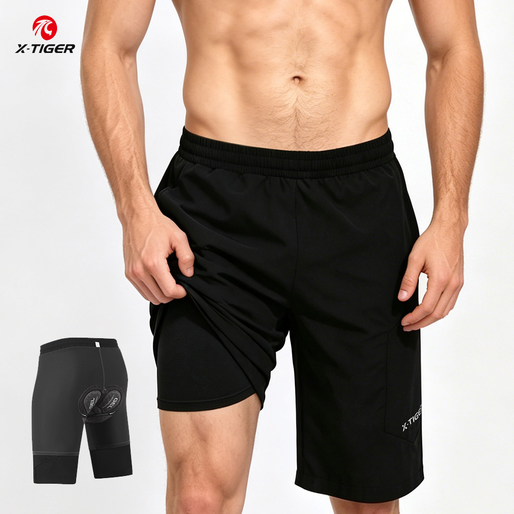 X-TIGER 2 in 1 사이클링 반바지 더블 레이어 - Cycling Shorts For Commute 리뷰 및 가격